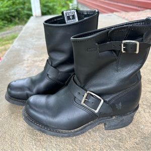 Black Engineer Frye Boots Women’s Size 7.5